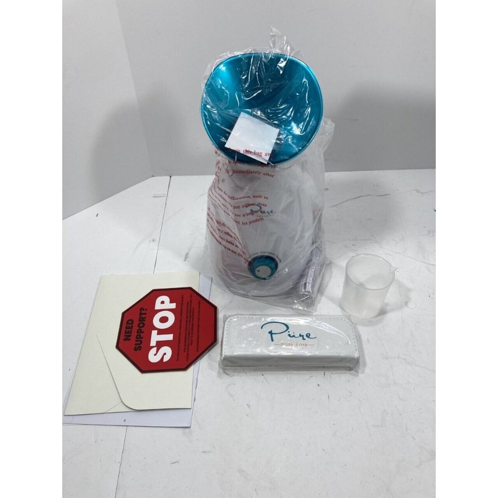 Pure Daily Care NanoSteamer Large 3-in-1 Nano Ionic Facial Steamer with 5 Piece